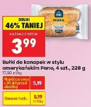 Bułki do kanapek w stylu amerykańskim Pano, 4 szt., 228 g
