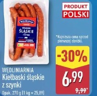 Wędliniarnia kiełbaski śląskie z szynki