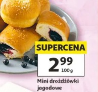 Mini drożdżówki jagodowe