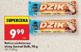 Baton proteinowy słony karmel Dzik