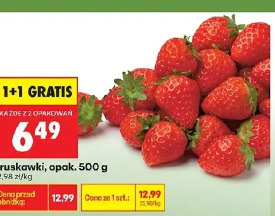 Truskawki, opak. 500 g