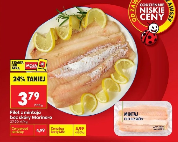 Filet z mintaja bez skóry Marinero