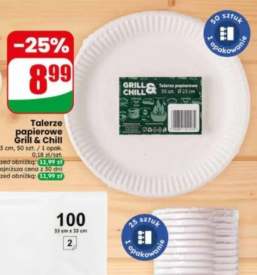 Talerze papierowe Grill & Chill