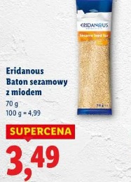 Eridanous Baton sezamowy z miodem