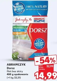 Abramczyk Dorsz filet bez skóry