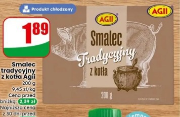Smalec tradycyjny z kotła Agii