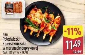 BBQ Polędwiczki z piersi kurczaka w marynacie paprykowej