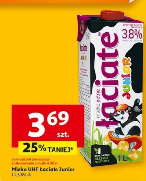 Mleko UHT Łaciate Junior