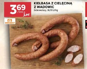 Kiełbasa z cielęciną z Wadowic Dobrowolscy