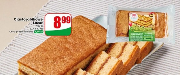 Ciasto jabłkowe Lazur