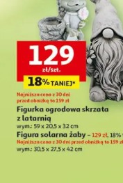 Figurka ogrodowa skrzata z latarnią