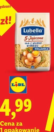 Makaron krajanka 5-jajeczna Lubella