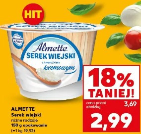 Almette Serek wiejski kremowy