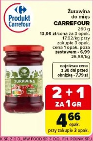 Żurawina do mięs CARREFOUR