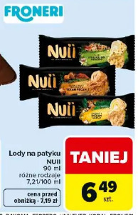 Lody na patyku NUII
