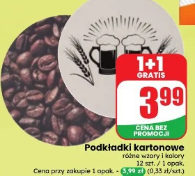 Podkładki kartonowe