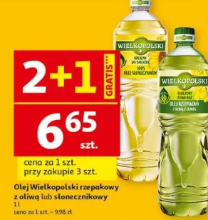 Olej Wielkopolski rzepakowy z oliwą lub słonecznikowy