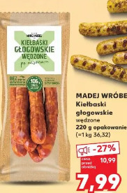 Madej Wróbel Kiełbaski głogowskie wędzone