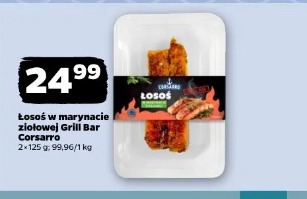 Łosoś w marynacie ziołowej Grill Bar Corsarro