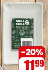 Tacki papierowe Grill & Chill