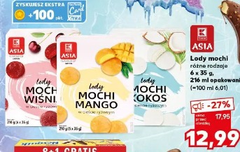 K-Asia Lody mochi różne rodzaje