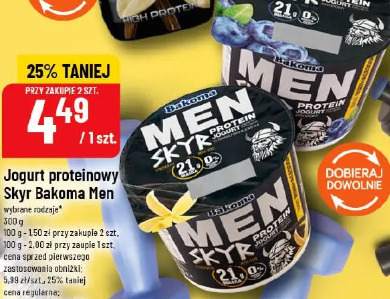 Jogurt proteinowy Skyr Bakoma Men