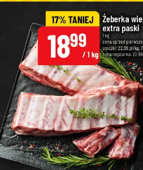 Żeberka wieprzowe extra paski
