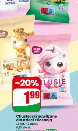 Chusteczki nawilżane dla dzieci z licencją