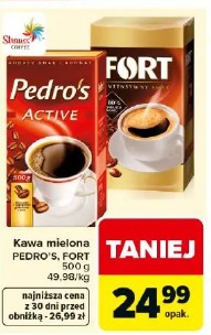 Kawa mielona Pedro's, Fort