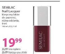 Semilac Nail Lacquer klasyczny lakier do paznokci