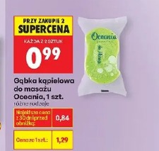 Gąbka kąpielowa do masażu Oceania