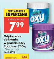 Odplamiacz do tkanin w proszku Oxy Spotless