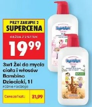 3w1 Żel do mycia ciała i włosów Bambino Dzieciaki