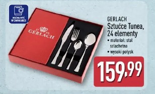 Gerlach Sztućce Tunea, 24 elementy