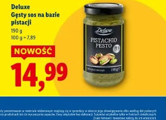 Deluxe Gęsty sos na bazie pistacji