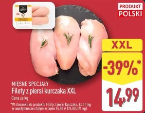MIĘSNE SPECJAŁY Filety z piersi kurczaka XXL