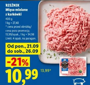 Rzeźnik Mięso mielone z karkówki