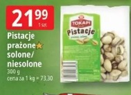 Pistacje prażone solone/niesolone Tokapi