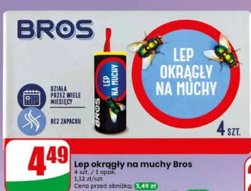 Lep okrągły na muchy Bros
