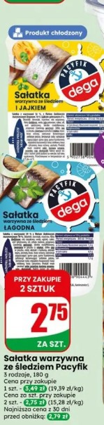 Sałatka warzywna ze śledziem łagodna Dega