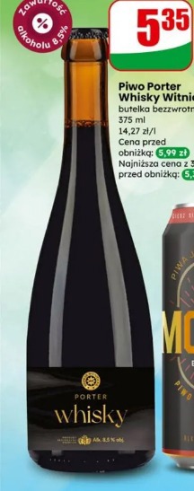 Piwo Porter Whisky Witnicki