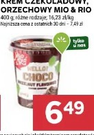 Krem czekoladowy, orzechowy Miód & Rio