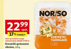 Krewetki gotowane obrane Norso