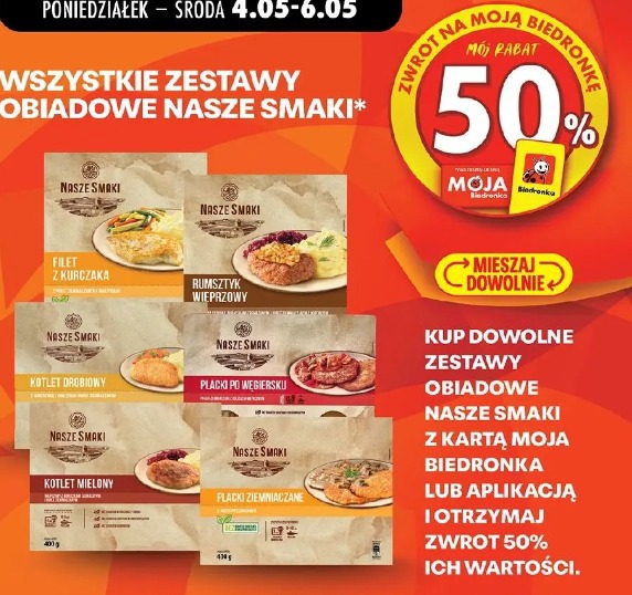 Wszystkie zestawy obiadowe Nasze Smaki