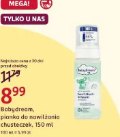 Babydream, pianka do nawilżania chusteczek