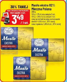 Masło ekstra 82% Mleczna Polana