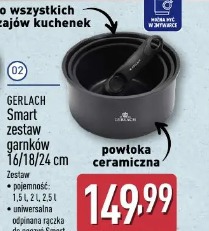 Gerlach Smart zestaw garnków