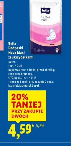 Bella Podpaski Nova Maxi ze skrzydełkami