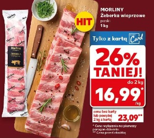 MORLINY żeberka wieprzowe paski