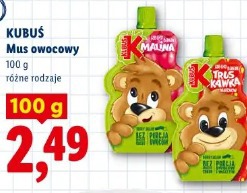KUBUŚ Mus owocowy